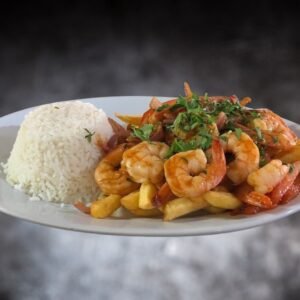 Saltado de Camarones